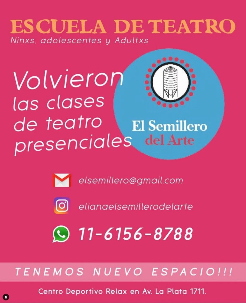 Volvieron las clases de teatro